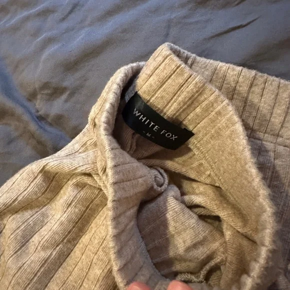 White Fox Boutique Women's Cream and Tan Trousers - Picture 5 of 5